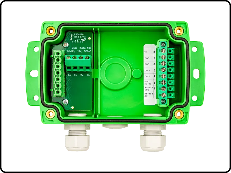 Inside view of the AVS701 air and gas velocity sensor