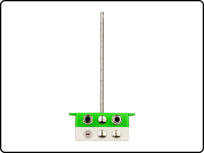 Bottom view of the AVS701 highly accurate air and gas velocity sensor with die-cast aluminium enclosure.