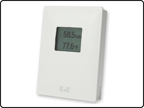 HTS201 room sensor for relative humidity and temperature with display - US format