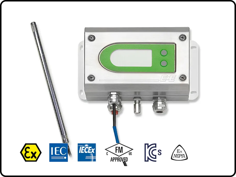 EE300Ex Intrinsically Safe Humidity / Temperature Transmitter with remote sensor probe