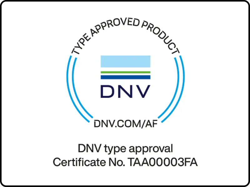 DNV certificate applies to HTP501 with probe length 200 mm