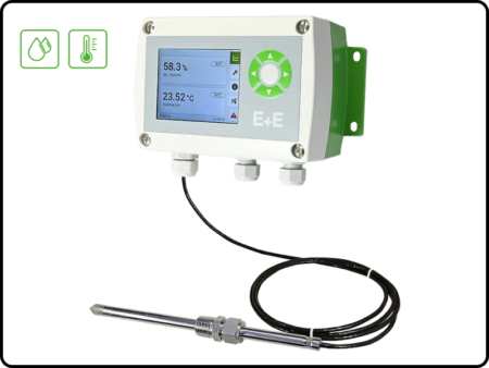 HTS801 humidity and temperature sensor with 3.5" TFT display