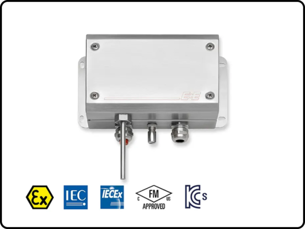 EE300Ex-M3 Intrinsically safe temperature transmitter for wall mounting