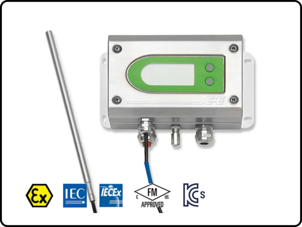 EE300Ex-M3 Intrinsically safe temperature transmitter with remote sensor probe